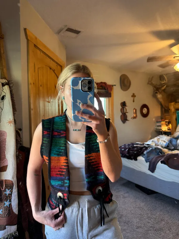 Woolrich Western Aztec vintage vest - Image 2