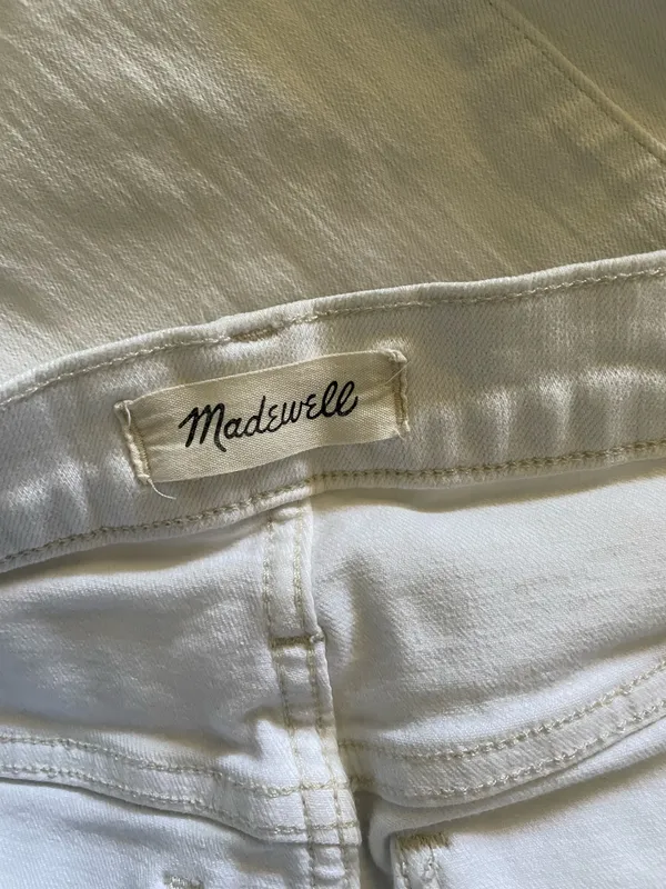 Madewell Pure White Vintage CanvasComfort Stretch white straight l - Image 12