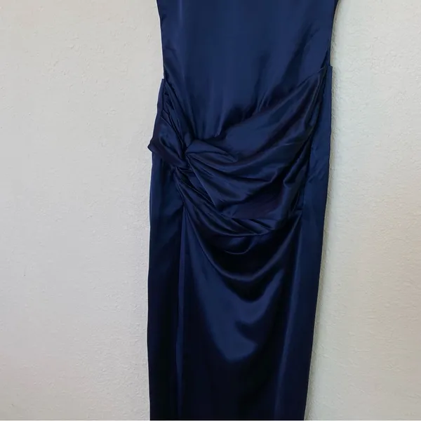 HOUSE OF CB 'Roxanne' Navy blue Thigh Slit Maxi Dress NWOT size M‎ - Image 11