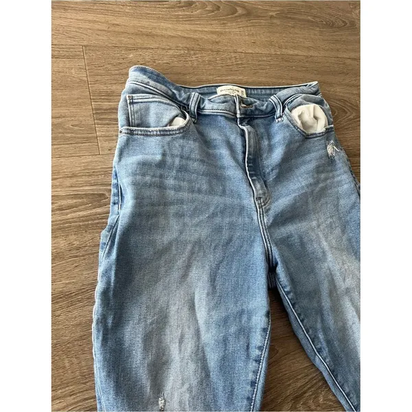 Abercrombie Curve Love High Rise Super Skinny Jeans Women’s 30/10 Washed Blue - Image 8