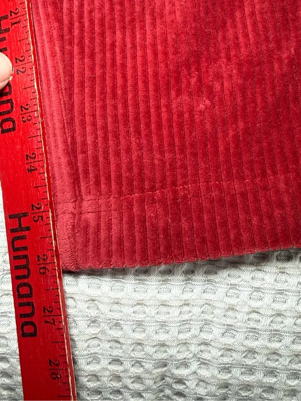 Marine Layer Montreal Soft Wale Corduroy Pants Women Size Medium Red Retro 90’s - Image 2