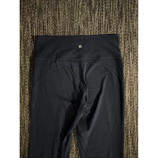 Lululemon Groove Super High Rise Flared Legging Pant Nulu™ Navy Size 12 - Image 3