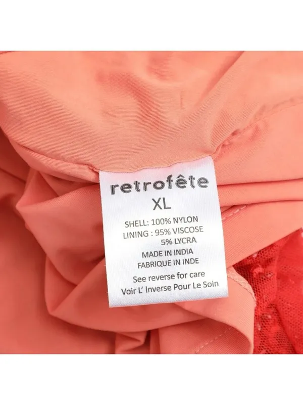 Retrofête Coral Sequin Mini Dress XL NWT - Image 8