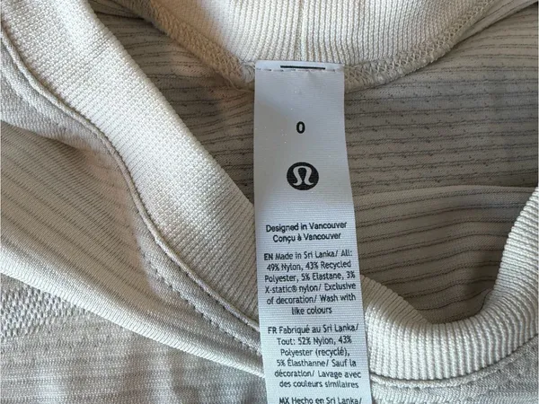 lululemon athletica Short-Sleeve Top in Light Beige - Image 4