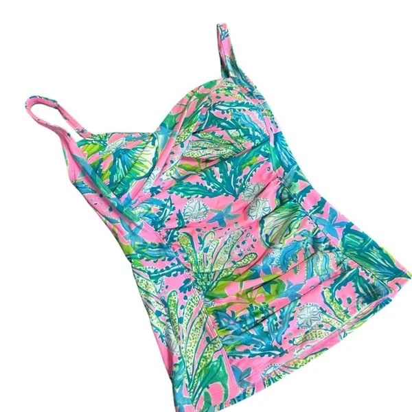 Lilly Pulitzer Mandevilla Baby Hip Nautic Bec Tankini Size 0 - Image 9