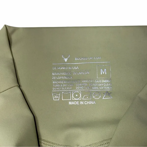 Bucked Up Sage Green Active Flare Leggings Womens M - Image 4