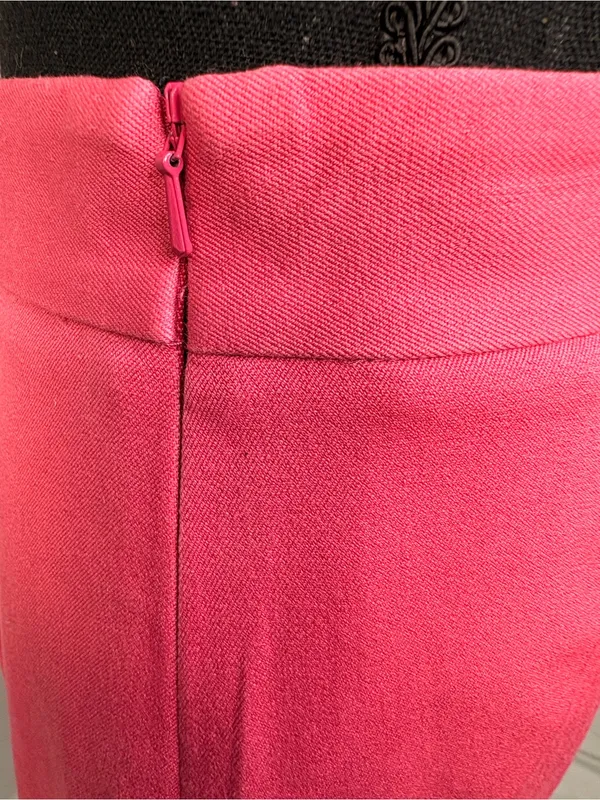 Brooks Brothers Hot Pink Double-Button A-Line Skirt - Image 7