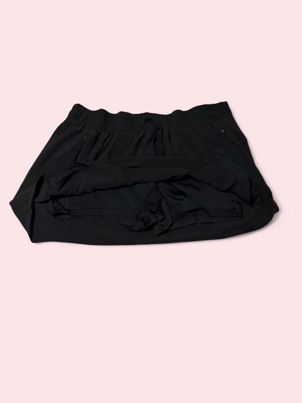 all in motion Black Elastic Drawstring Mini Skort - Image 3