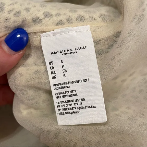 American Eagle leopard print mini dress grunge goth animal print S - Image 9