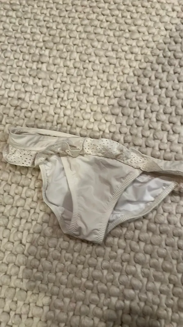 White J. Crew Eyelet Bikini Set - Image 2