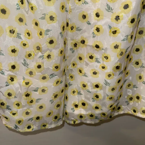 NWT $170 Anthropologie x Hutch Yellow Motif Ditsy Floral Seaside Romper 6 - Image 13