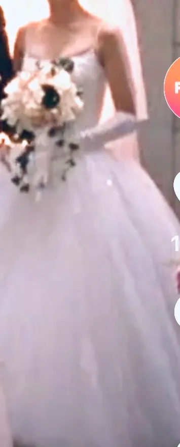 David's Bridal Wedding Dress Ivory Corset Gown Lace Tulle Princess 2 - Image 4
