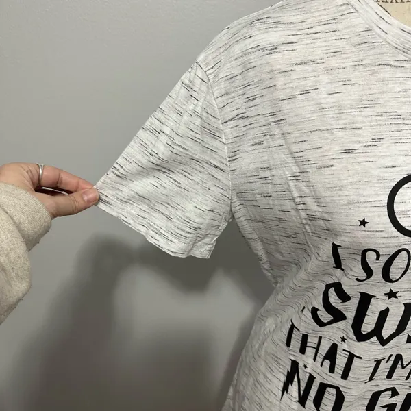 Harry Potter “Solemnly Swear That I'm Up To No Good" Graphic T-Shirt Size Medium - Image 3