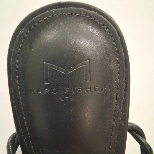 NEW Marc Fisher LTD Bea Twisted Lace-Up Stiletto Heel Sandals Black Size 7.5 - Image 4