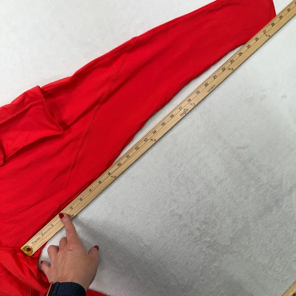 Free People FP Movement S Off Road Joggers Pants Utility Slouchy Red Relaxed - Image 12
