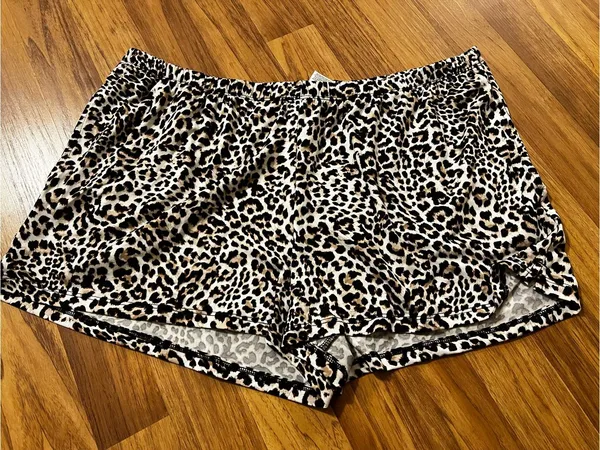 Women’s Black Tank & Leopard Sleep Shorts - Image 2