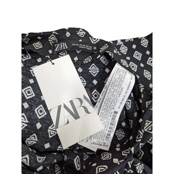 ZARA Tassel Printed Skort XS - Image 5