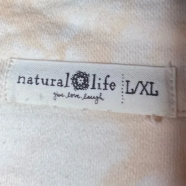 Natural Life Lena Cropped Trucker Sweatshirt Jacket Tie Dye Boho Size L/XL - Image 5