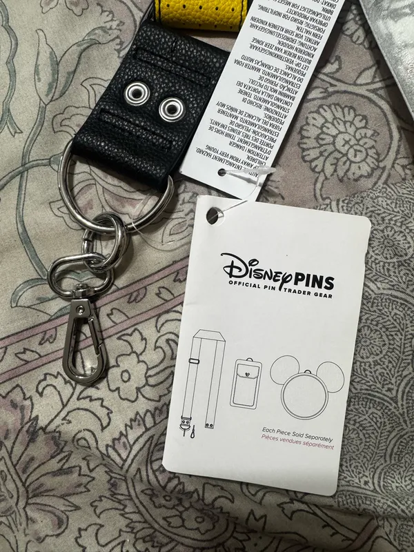 Disney Parks Mickey Mouse Convertible Bag Strap Disney Pins Gear | NWT - Image 2