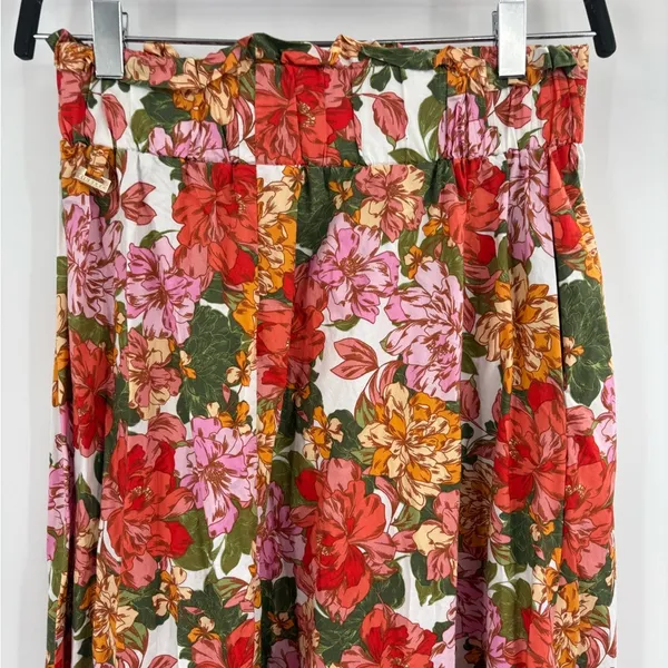 Zingara Swimwear Floral Vibrant Beach Pink Flowing Y2K Bohemian Size Small 26 - Image 9