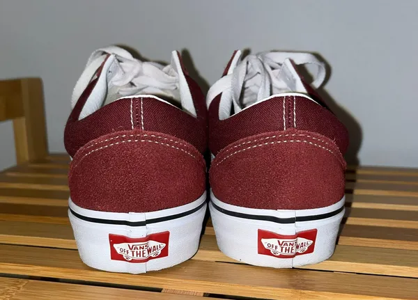 Vans Old Skool Shoes - Maroon - Image 3