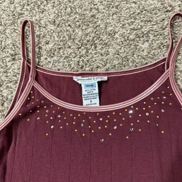 Abercrombie & Fitch Tank Top Size Small Y2K Era - Image 5