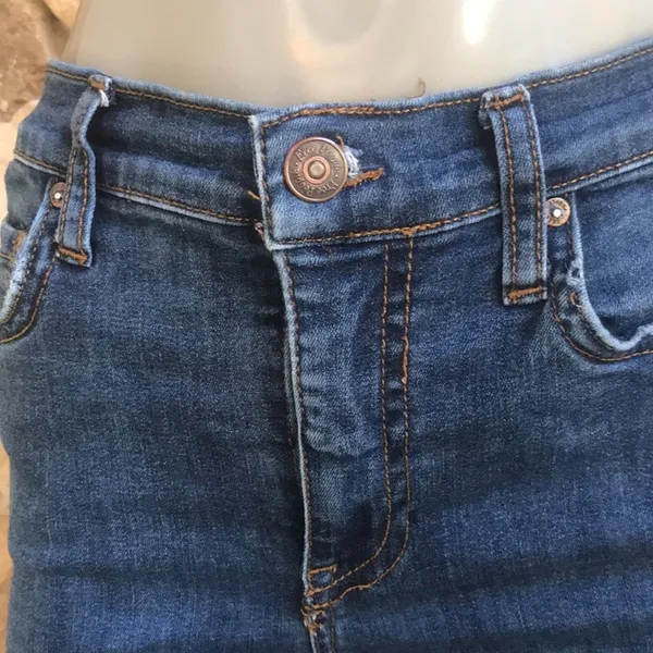 Free People Cropped Distressed High Rise Jeans Women's Size 29 - Image 7