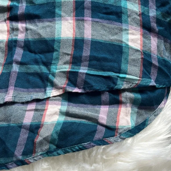Plaid short sleeve shirt Size undefined - Image 7