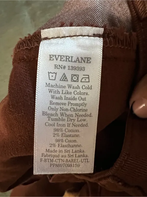 Everlane Utility Barrel Pants Rosewood Terracotta High Rise Wide Cropped Pants - Image 11