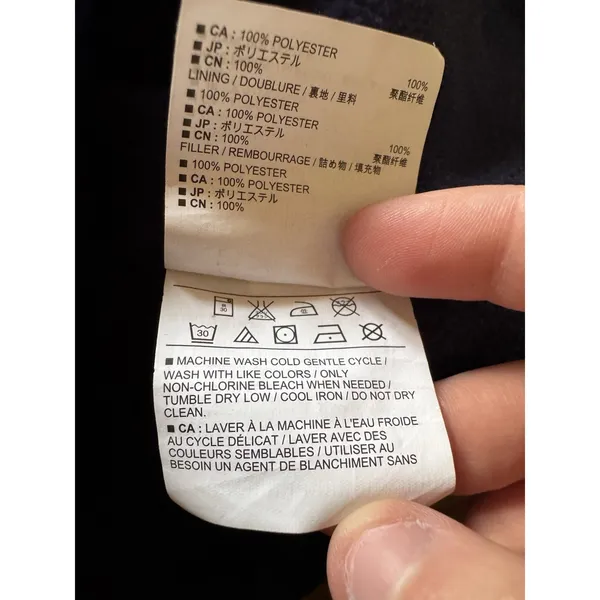 Old Navy Women's Navy Blue Puffer Vest Full Zip with Snaps‎ Pockets Size XS City - Image 12