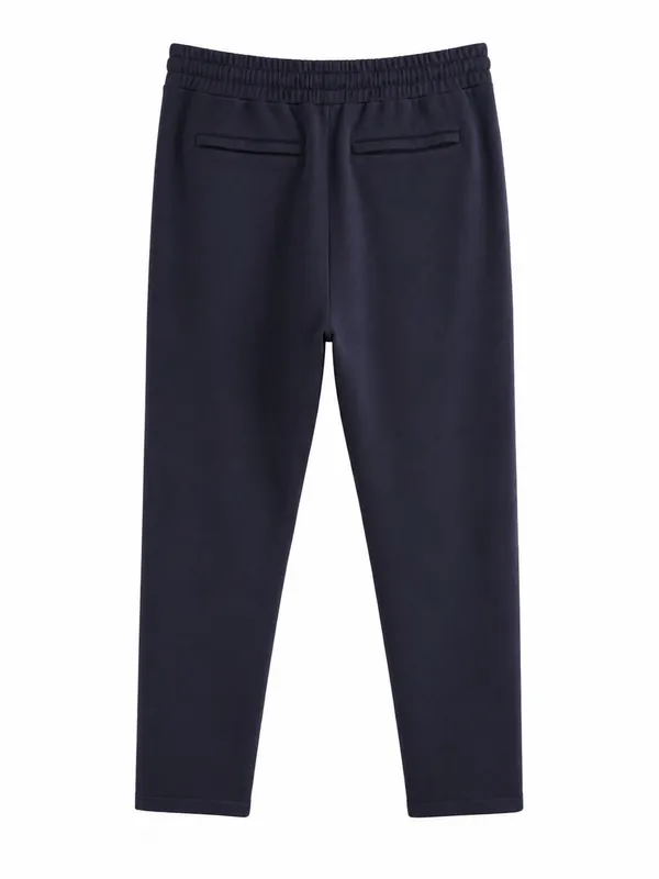 Quince Supersoft Fleece Sweatpants Navy Size L Tencel Modal Jogger Lounge - Image 3