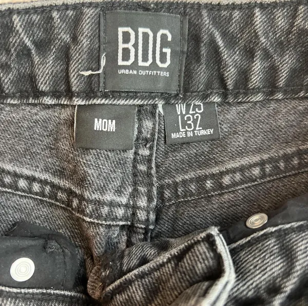 BDG High Rise Mom Jeans in Black - Image 2