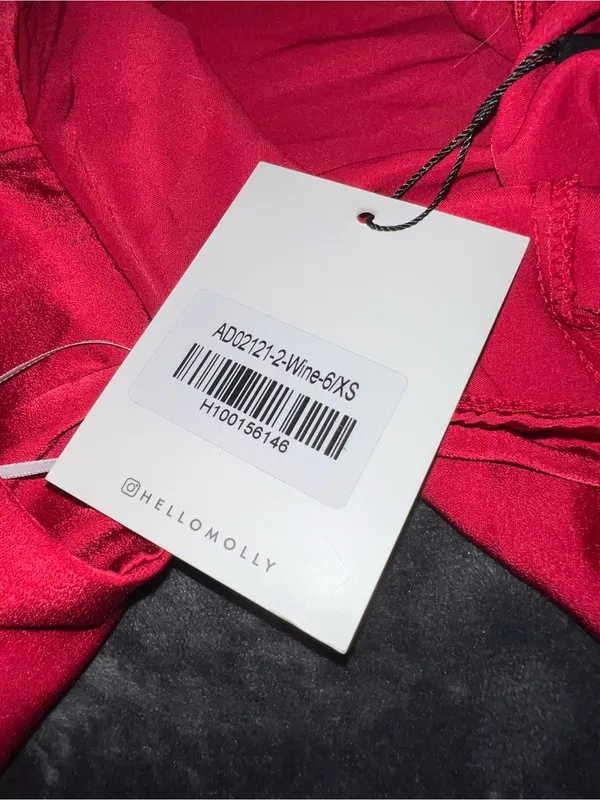 Hello Molly Angels In America Midi Dress in Wine Size 2 New with tag - Image 14
