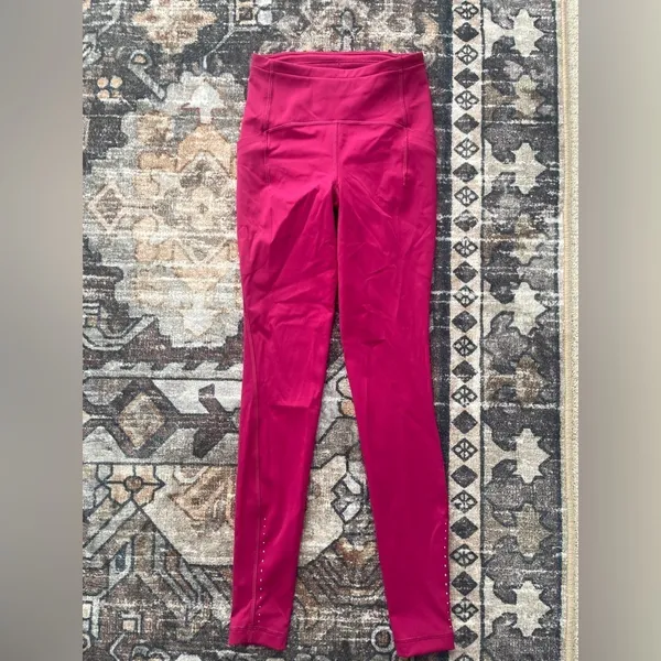 Lululemon Swift Speed High-Rise Tight 28"‎ Wild Berry Running Leggings - Image 3