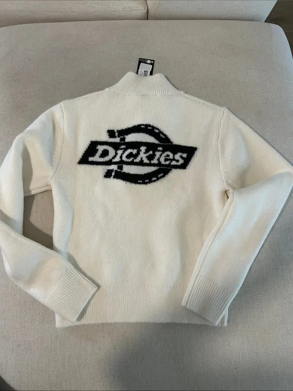 Dickies Ruston Qz Sweater, Ivory, Size Small, NEW WITH TAGS - Image 4