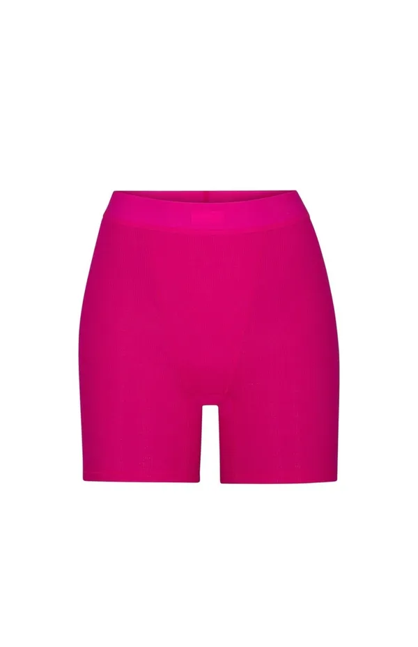 Skims Cotton Rib Boxer Shorts - Image 5