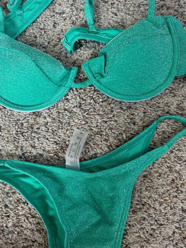 Tiktok shop bikini set Green - Image 2