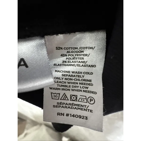 Loft The Sutton Skinny Pants Black Button Details Womens Size 6 Stylish Office - Image 5