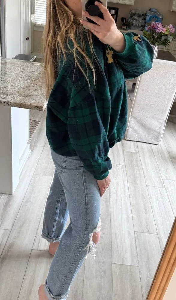 Playboy plaid sweatshirt - Image 4