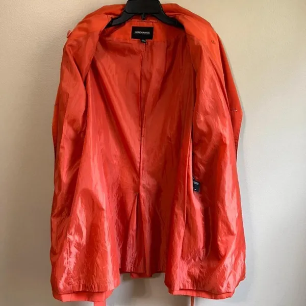 London Fog XL orange coat‎ - Image 6