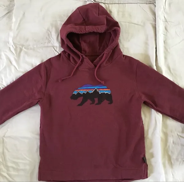 Patagonia Burgundy Sweatshirt - Image 3