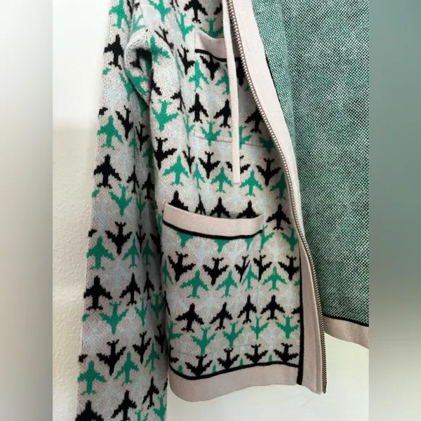 Anthropologie Maeve Harriet Zip Cardigan Sweater - New Small - Image 5
