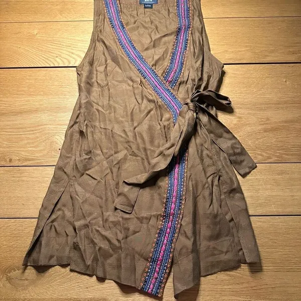 Anthropologie Maeve liviana wrap tunic top xs - Image 2