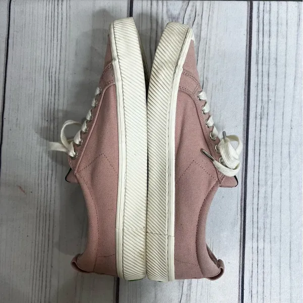 Cariuma OCA Low Rose Canvas Sneakers Shoes Unisex Sz Womens 10.5, Mens 9‎ - Image 5