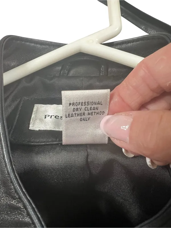 Preston & York Black Lambskin Leather Jacket - Image 2