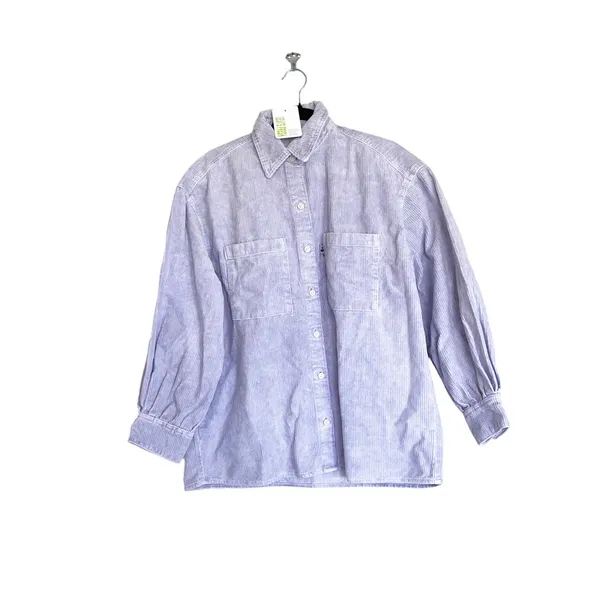 Nwt Levi'S - Jovi Relaxed Shirt In Purple Garment Dye - Image 11