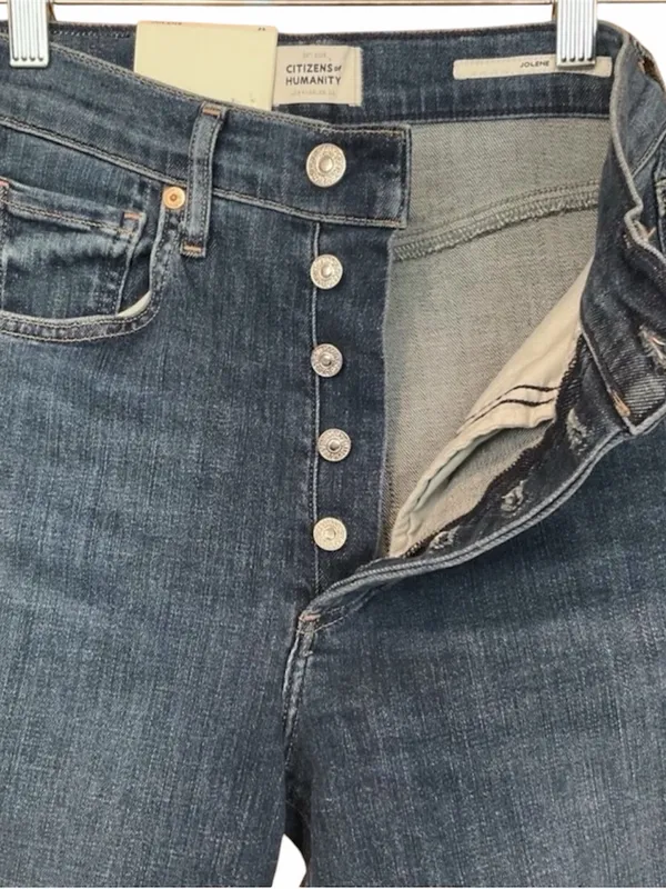 NWT Citizens Of Humanity Jolene High Rise Vintage Slim Denim Jeans - Size: 25 - Image 8