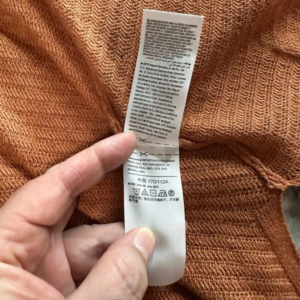 New Old Navy Pumpkin Burnt Orange Open Front Carfugan Size XL - Image 5