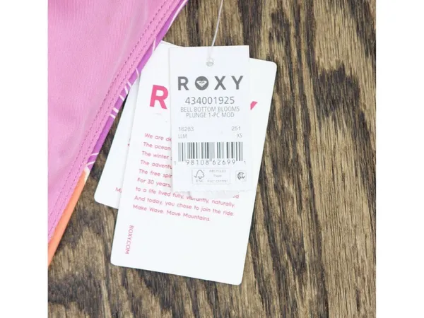 NWT Roxy One Piece Plunge Swimsuit Slimming Tummy Control Lilac Purple Multi XS - Image 7