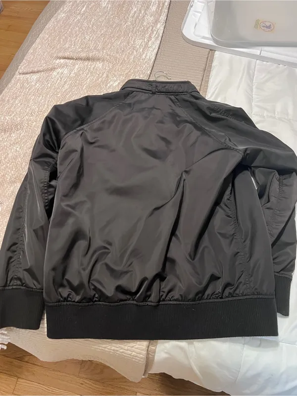 Black Members Only Black Bomber Jacket - Image 4